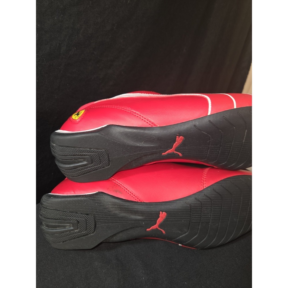 Puma Ferrari Future Cat Mens Size 10.5 Red White Black Athletic Motorsport Shoes - Picture 11 of 12